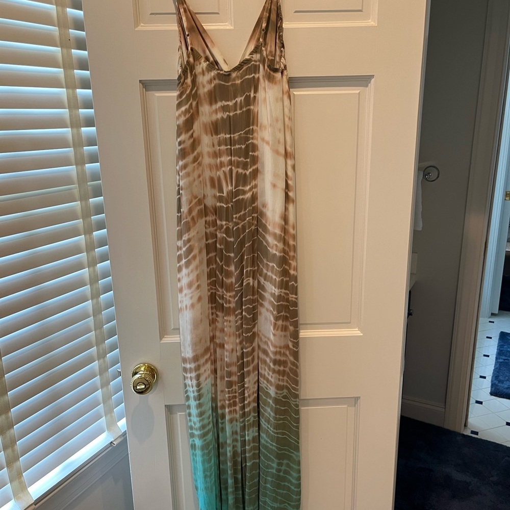 Maxi silk dress